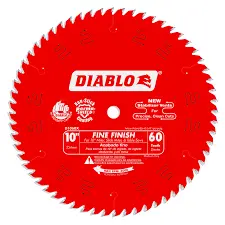 DIABLO BLADE 10" 60T FINE FINISH - D1060X