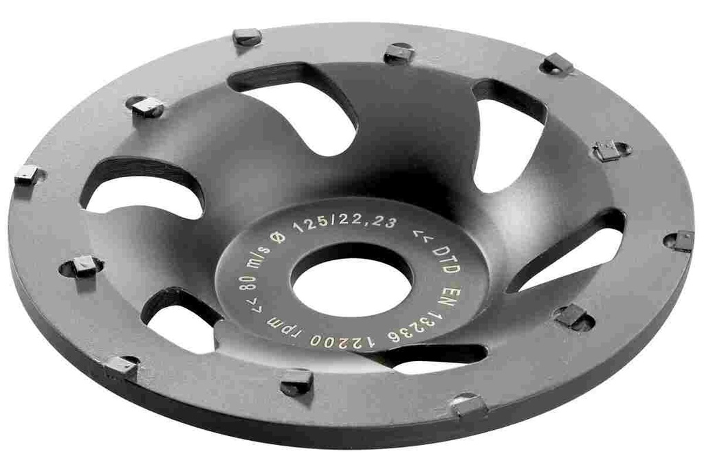 DIAMOND CUP GRINDING WHEEL PCD "PROFESSIONAL" Ø 125 MM METABO - 628208000