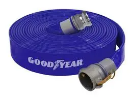 DISCHARGE HOSE FLAT 2" BLUE GOODYEAR - (50 ft ROLL)
