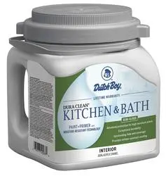 DUTCH BOY KITCHEN AND BATH INTERIOR SG ULTRA WHITE QUART - 1.0DB1557-44