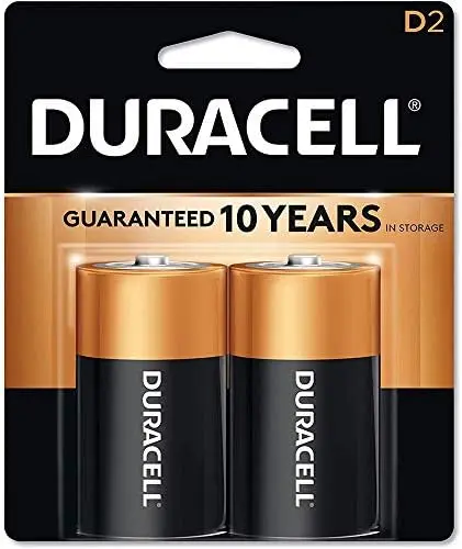 DURACELL D BATTERIES - 2pk
