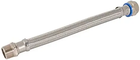 EASTMAN 3/4" FIP X 3/4" FIP X 24" SS WATER HEATER CONNECTOR HOSE - 48252