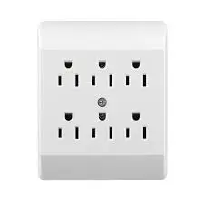 EATON 6OUTLET 3WIRE 15A/125V GROUNDED TAPPING WHITE - C1146W