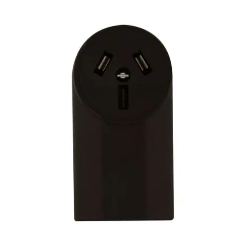 EATON SURFACE RANGE RECEPTACLE BLACK OUTLET 50AMP 3P4W - 112