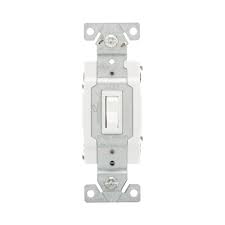 EATON SWITCH TOGGLE 4-WAY 15A 120W GRD WHITE - 1242-7W-BOX