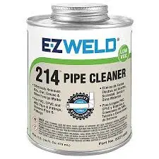 EZ WELD CLEAR CLEANER 1/4 PINT - 21401-EZ