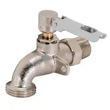 EZ-FLO 1/2" MIP MALE BRASS LOCK LEVER HOSE BIBCOCK - 20182C