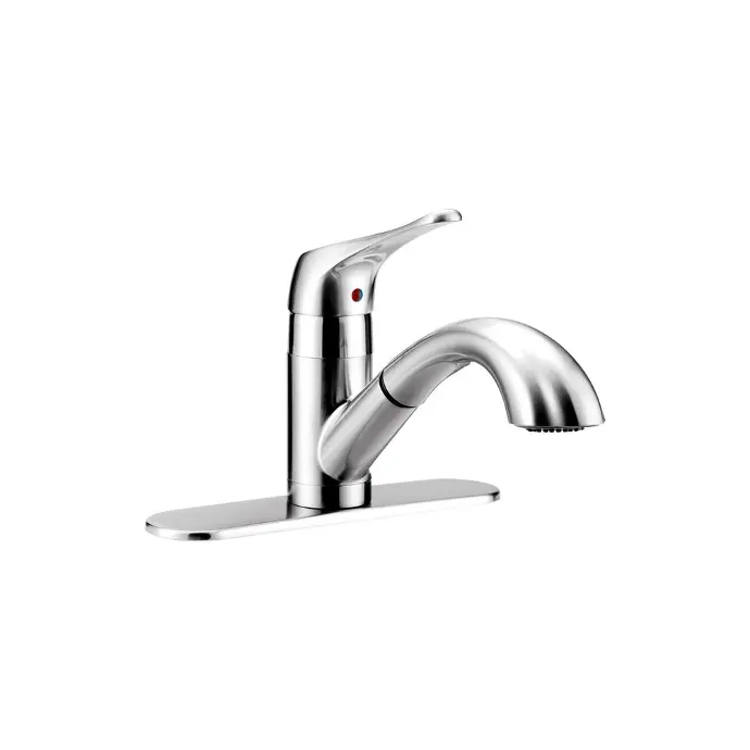 EZ-FLO IMPRESSION COLLECTION CONTEMORARY FLAIR SINGLE-HANDLE PULL-O...