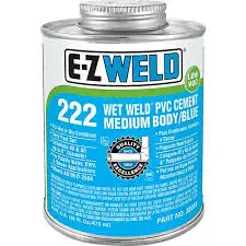 EZ-WELD PVC CEMENT WET & DRY 1/4PT - 32201-EZ