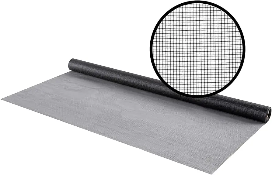 FIBER MESH SCREEN CHARCOAL (36" x 100') FT - BRSM3600