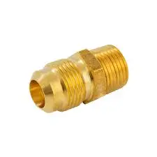 BRASS ADAPTER 5/8" MALE FLARE x 1/2" MIP - 65703