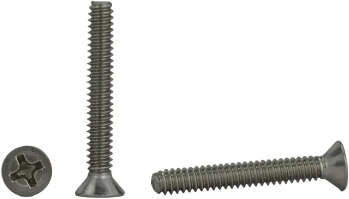 FLAT HEAD SS PHILIP MACHINE SCREW #6-32 x 1-1/2" - 825456 - EACH 