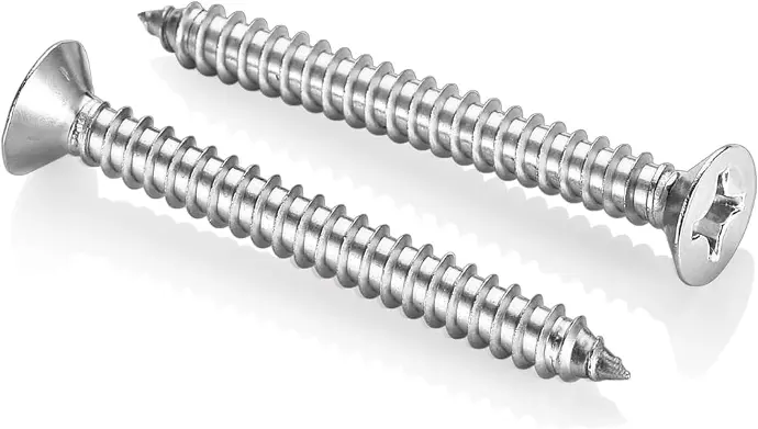 FLAT HEAD SS PHILIP METAL SCREW #8 X 2" - 823474 - EACH