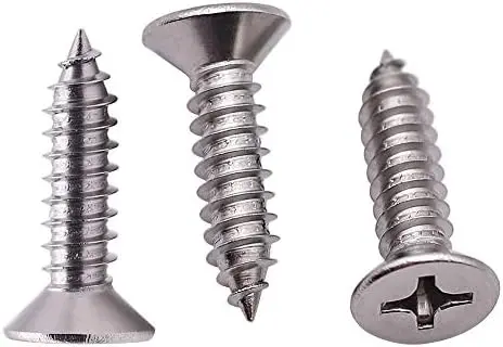 FLAT HEAD SS PHILIP SCREW #8 X 3" - 823478 - EACH