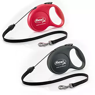 FLEXI FUN RETRACTABLE L DOG LEASH RED 16FT - FUN-L-RD