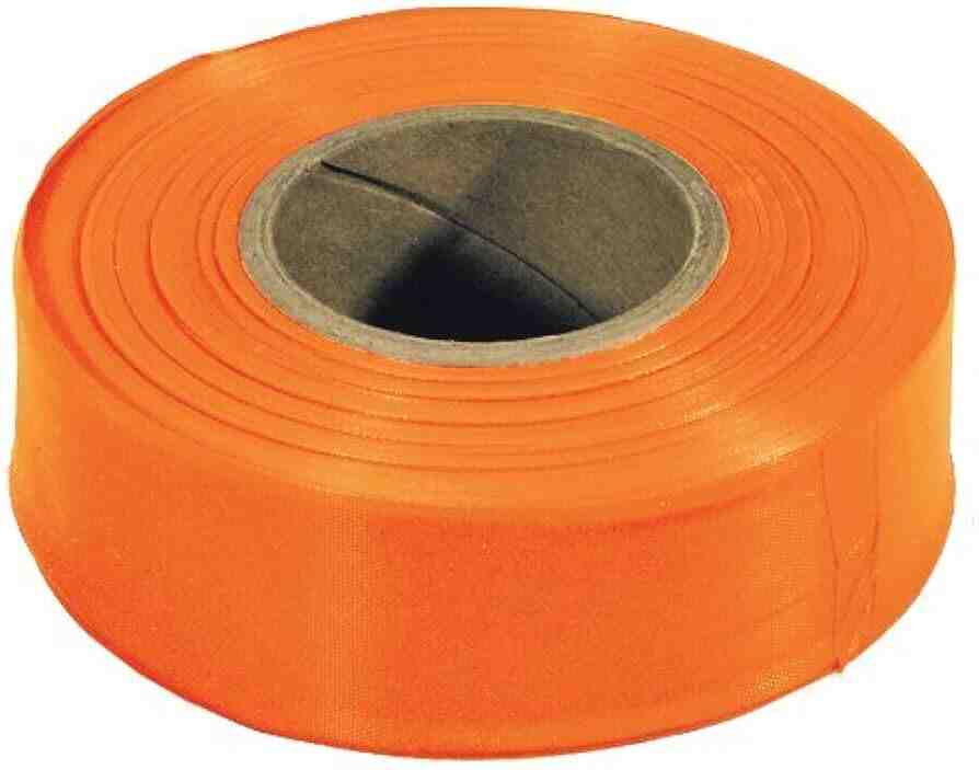 FLOURESCENT ORANGE  MARKING TAPE - ROLL 300' IRWIN - 65902