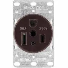 FLUSH RECEPTACLE 30A 125/250V - 278-S00/1257/3864