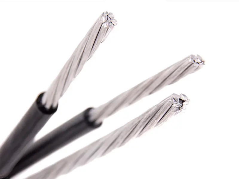 Feet #4 Alum Triplex Cable (Barnacles