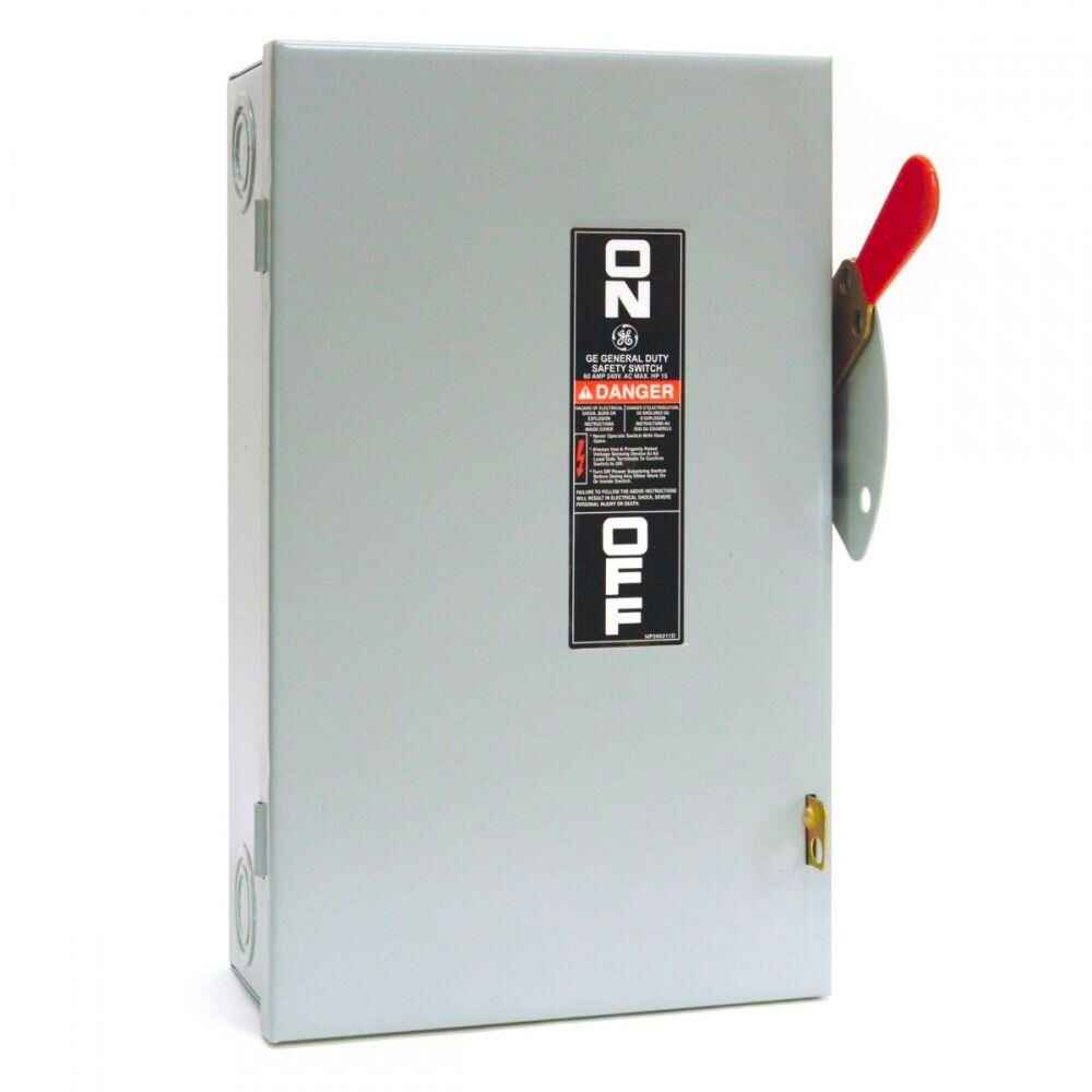 GE SAFETY SWITCH 2-POLE 100A, 240 WP TG3223R