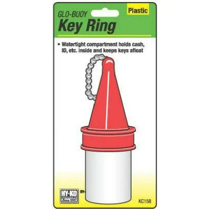 GLO BUOY KEY RING BEADED CHAIN HY-KO - KC158