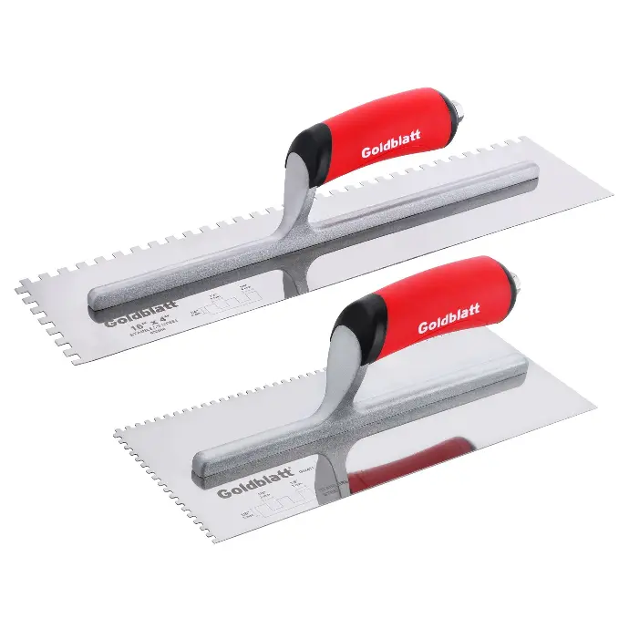 GOLDBLATT WALL STEEL TROWEL 3/16 X 1/8" - G02659