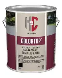 H&C COLORTOP Solvent-Based Solid Color Concrete Sealer BOMBAY Gal - 10.100054-16..