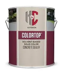 H&C COLORTOP Solvent-Based Solid Colr Concrete Sealer GULL GREEN GAL -10.10010-16.. 