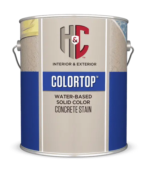 H&C COLORTOP Water-Based Solid Color Concrete Sealer TCOTTA Gal Interior/Exterior - 20.101354-16