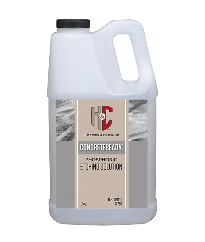 H&C CONCRETE READY PHOSPHORIC ETCHING SOLUTION CLEAR GAL - 50.16000...