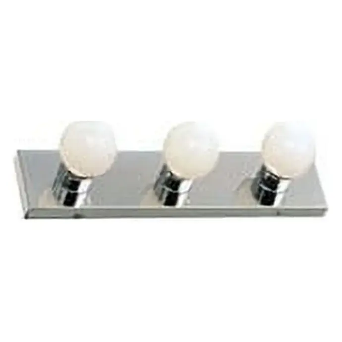 HARDWARE HOUSE ELECTRICAL 3-LIGHT BATH-WALL STRIP LIGHT FIXTURE CHROME - 544353