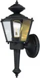 HARDWARE HOUSE ELECTRICAL 54-4213 1-LIGHT OUTDOOR SQUARE COACH LANTERN RUST - 54-4213
