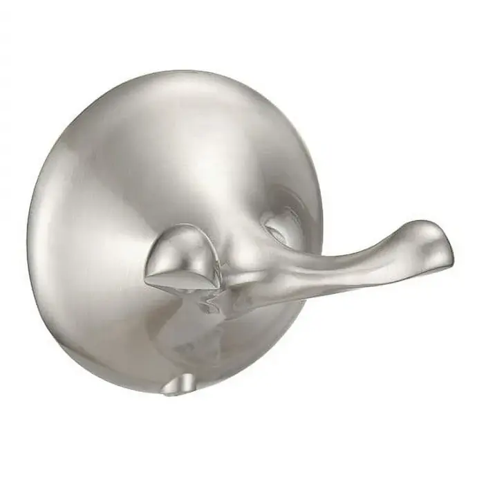 HARDWARE HOUSE EWPORT DOUBLE ROBE HOOK SATIN NICKEL - 10-9154