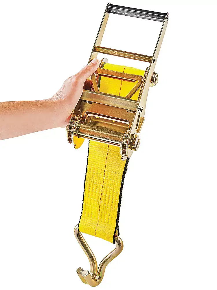 HD RATCHET TIE DOWN 4" X 27' 15000 LBS - BROWN USA - TTD002