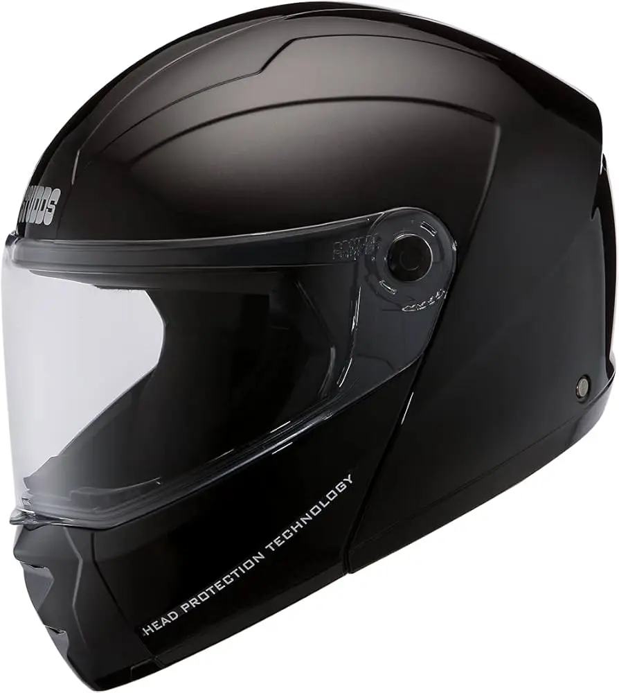 HELMET NINJA CYCLE BLACK STUDDS - 954604