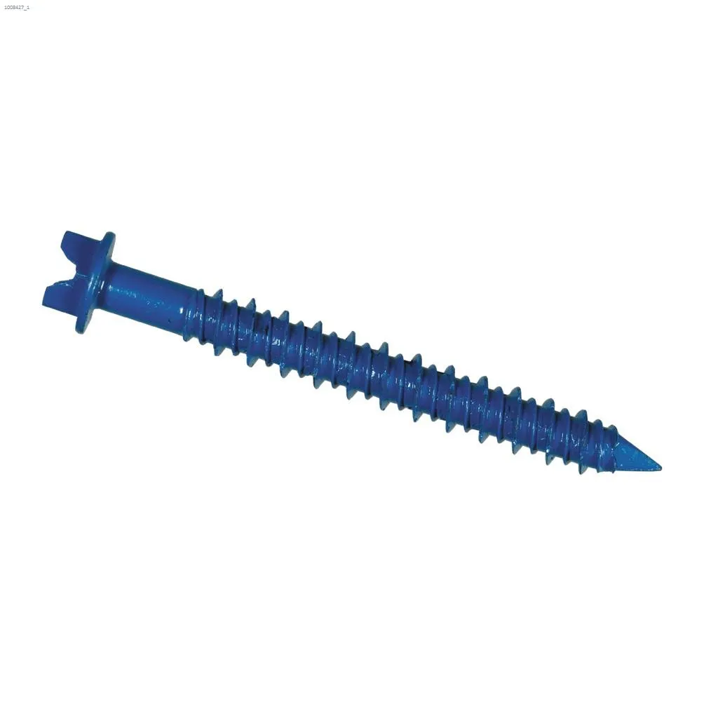 HWH Concrete Blue Screws 3/16 x 1 3/4"