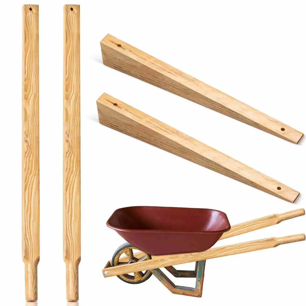 Handle Wood Wheelbarrow