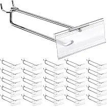 Hook Peg 1/4in x 6in plast black & label holder