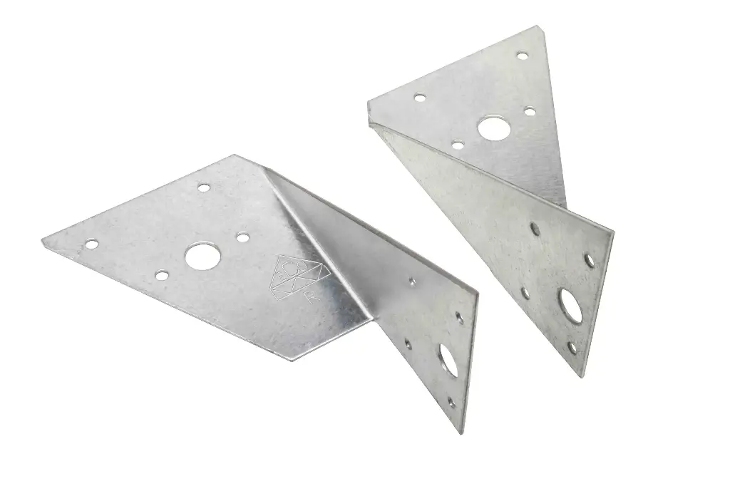 Hurricane Clip Right Galv. 7" - HCR7