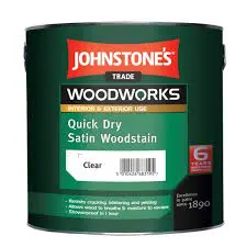 JOHNSTON - SATIN WOOD STAIN - CLEAR 2.5 LT
