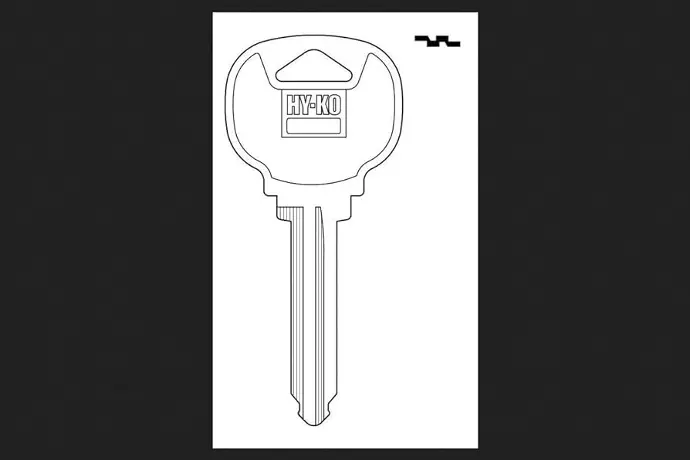KEYBLANK HY-KO - H59
