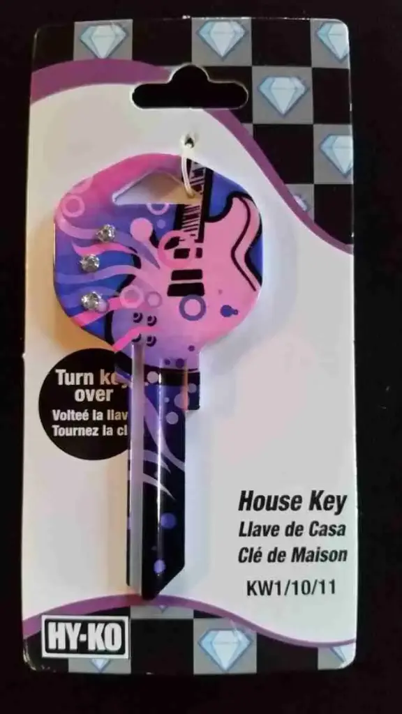 KEYBLANK KWIKSET LOCK GUITAR HY-KO - KW1/10/11