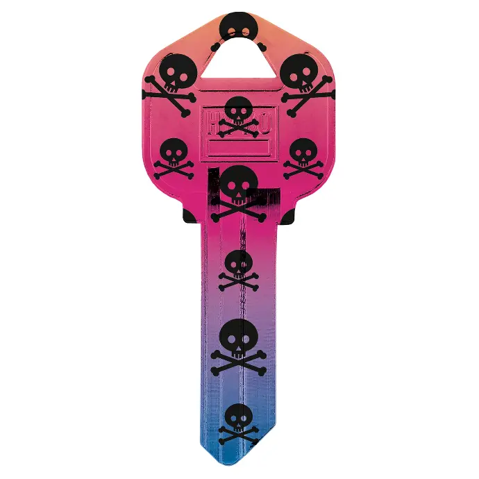 KEYBLANK KWIKSET LOCK SKULLS  HY-KO - KW1-24