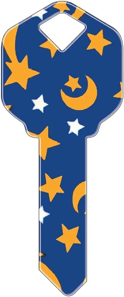 KEYBLANK KWIKSET LOCK STARS/MOON HY-KO - KW1-03