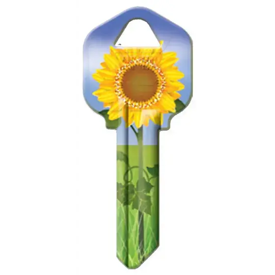 KEYBLANK KWIKSET LOCK SUNFLOWER HY-KO - KW1-17