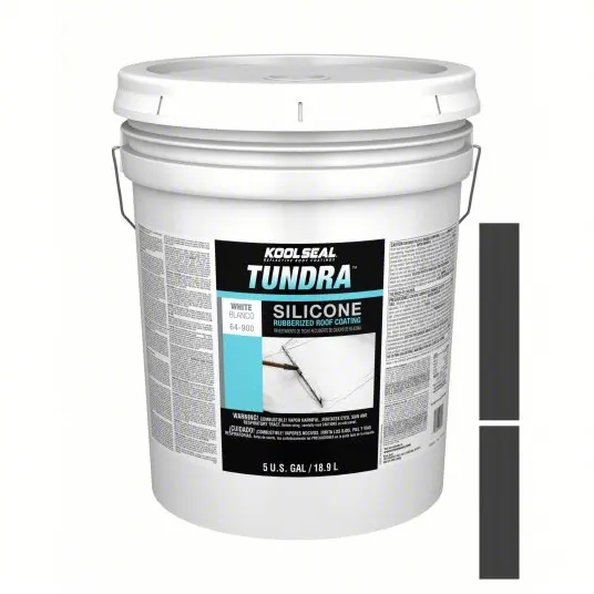 KOOL SEAL REFLECTIVE ROOF COATING TUNDRA SILICONE WHITE RUBBERIZED 5GAL - KS0064900-20