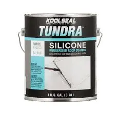 KOOL SEAL TUNDRA REFLECTIVE ROOF COATING SILICONE WHITE RUBBERIZED GAL - KS0064900-16