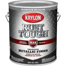 KRYLON RUST TOUGH RTQ9706 ENAMEL SATIN WHITE QUART - K09706008