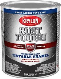 KRYLON RUST TOUGH RTQ9726 ENAMEL SATIN PASTEL TINT QUART - K09726008