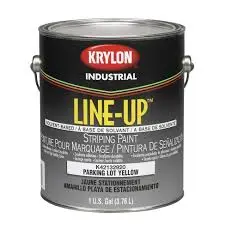 KRYLON SOLVENT-BASE STRIPING PAINT LINE UP PARKING LOT YELLOW 1GAL - K42132920-16