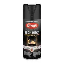 KRYLON SPRAY PAINT 1618 HIGH HEAT BARBECUE AND STOVE SPRAY INTERIOR BLACK CAN - K01618777